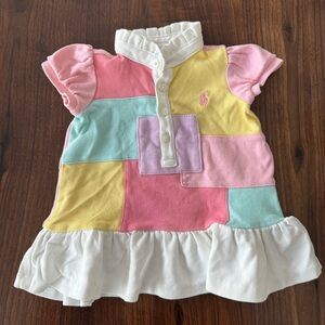 Ralph Lauren Baby Girl Patchwork Dress (3m)